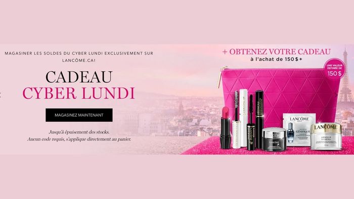 Lancôme Cyber Monday Offer | allsales.ca