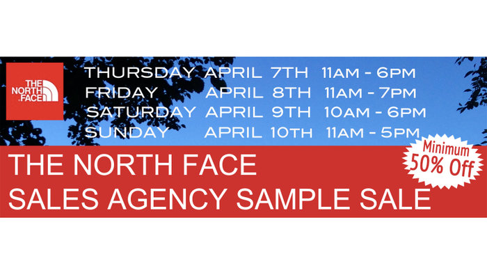 north face sample sale