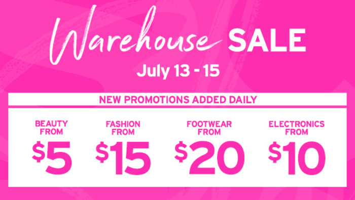 Shopping Channel Warehouse Sale 